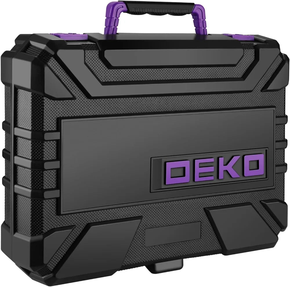 126-Piece Home Tool Kit with 8V Cordless Drill, w/ Storage Case