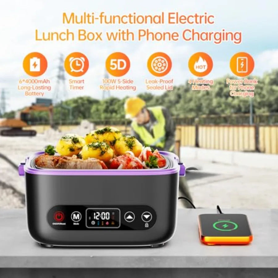 Electric Heated Lunch Box,