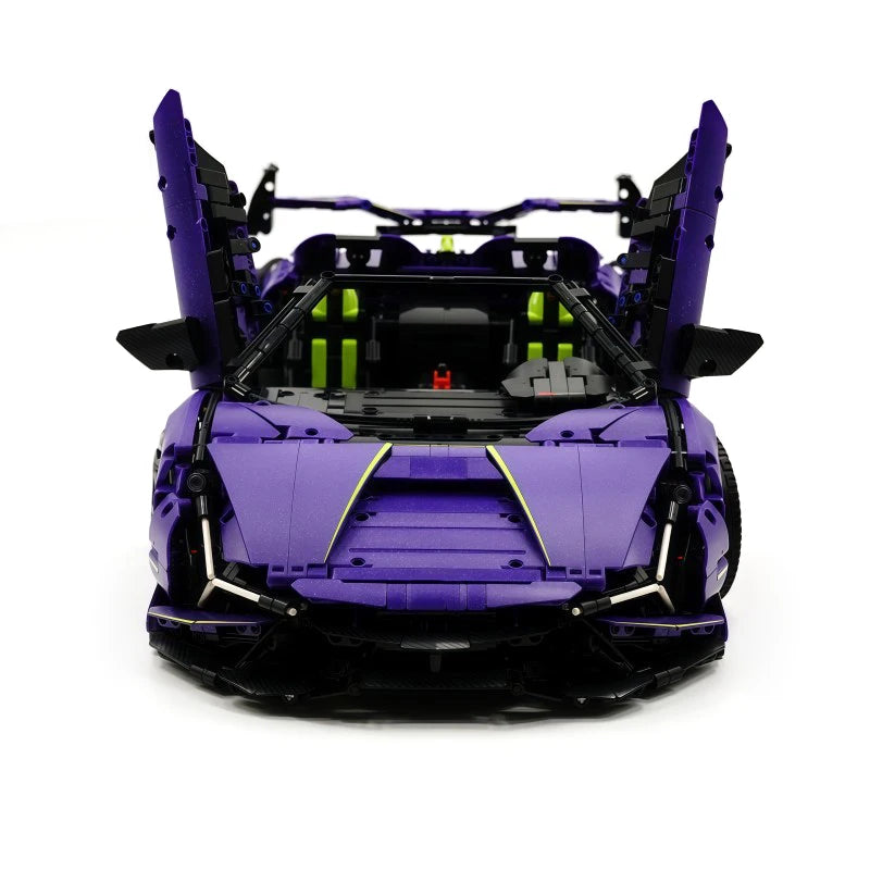 Super Racing Car Hypercar Building Blocks Puzzle
