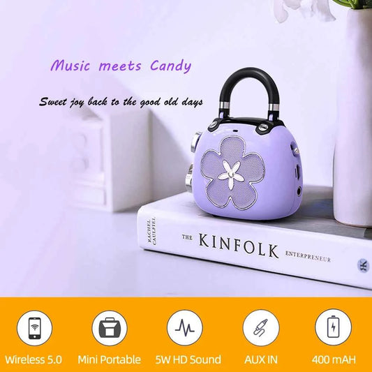 DOSS Mini Bluetooth 5.0 Speaker Candy 5W Mighty Sound Cute MP3 Music Player Sound Box Wireless Portable Speakers Ideal Gift Idea