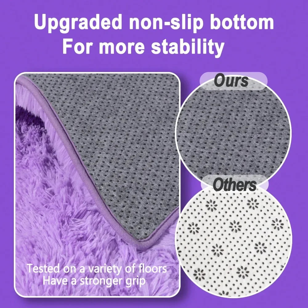 Modern Fluffy Shaggy Area Rug Super Soft And Cozy Rug NonSlip