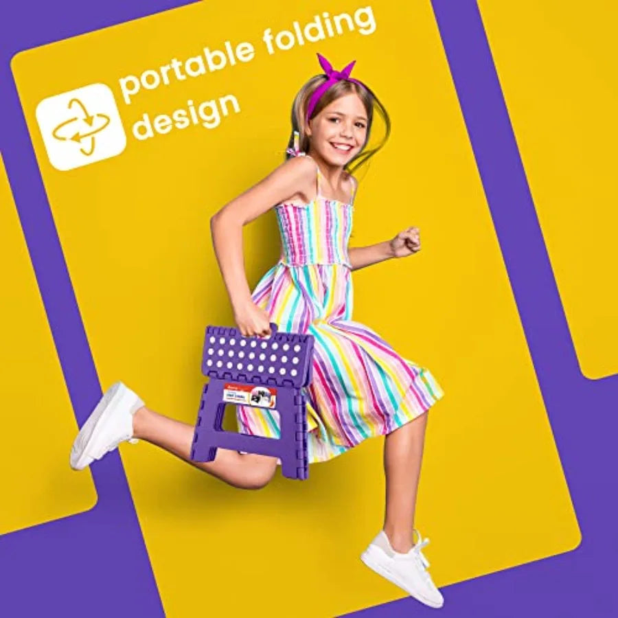 Portable Collapsible Plastic Step Stool