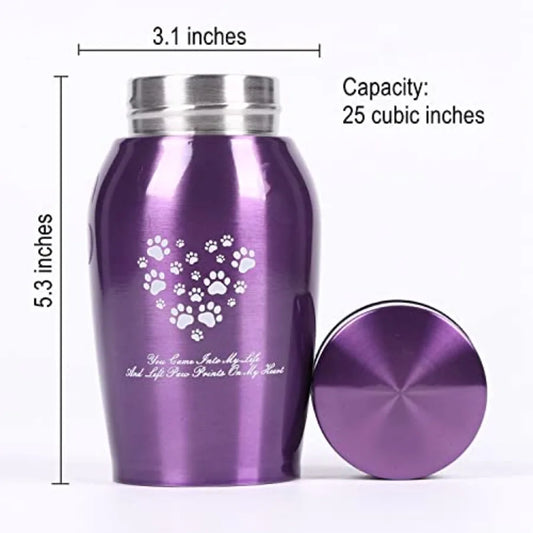 Stainless Steel Pet Urns Premium Urns for Dog and Cat Ashes