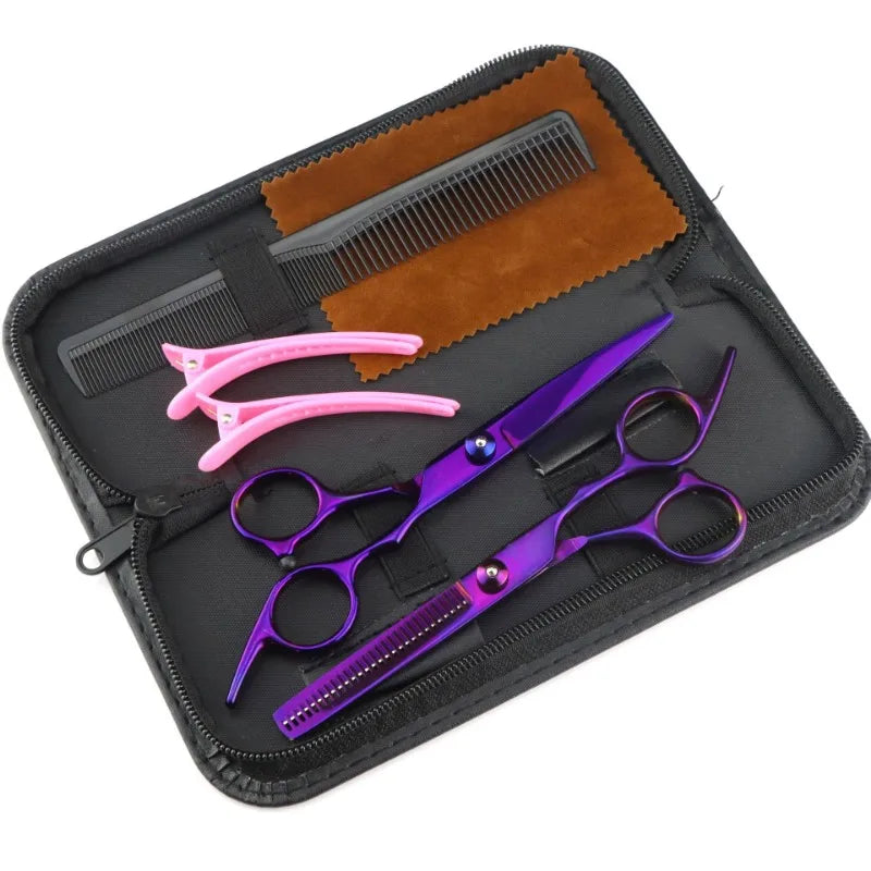 1 pcs 6 inch Professional Hair Scissors Thinning or Cutting,