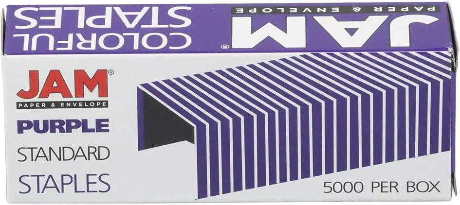 Violet Purple Standard Staples, 5000 Count Box - Heavy Duty