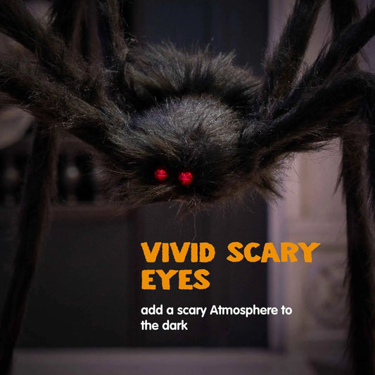 5 ft Light Up Giant Spider Halloween Decorations