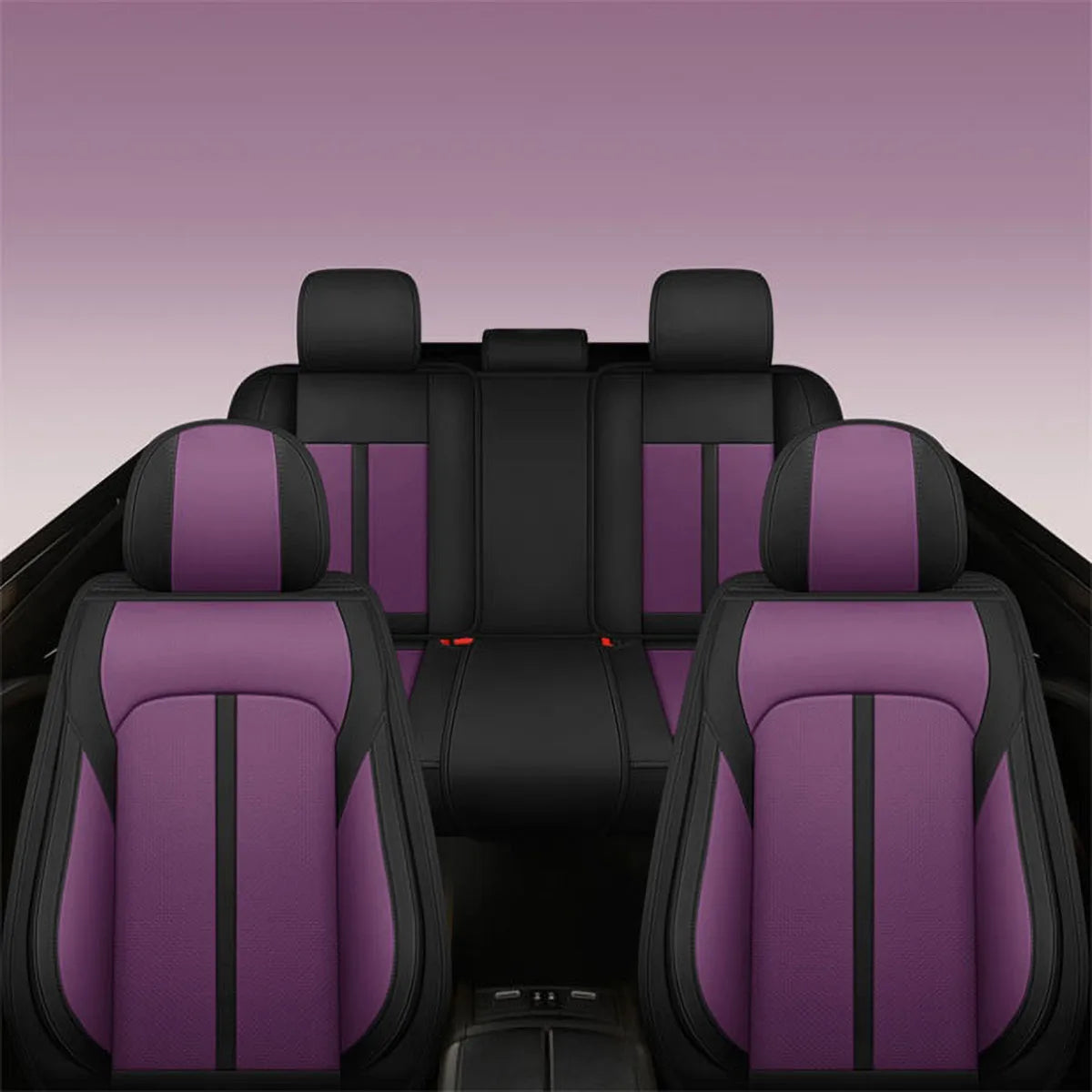 PU Leather Car Seat Covers Full Set, Fit For Nissan Rogue, Sentra, Altima, Versa, Ariya, Kicks, Murano, Leaf, Maxima