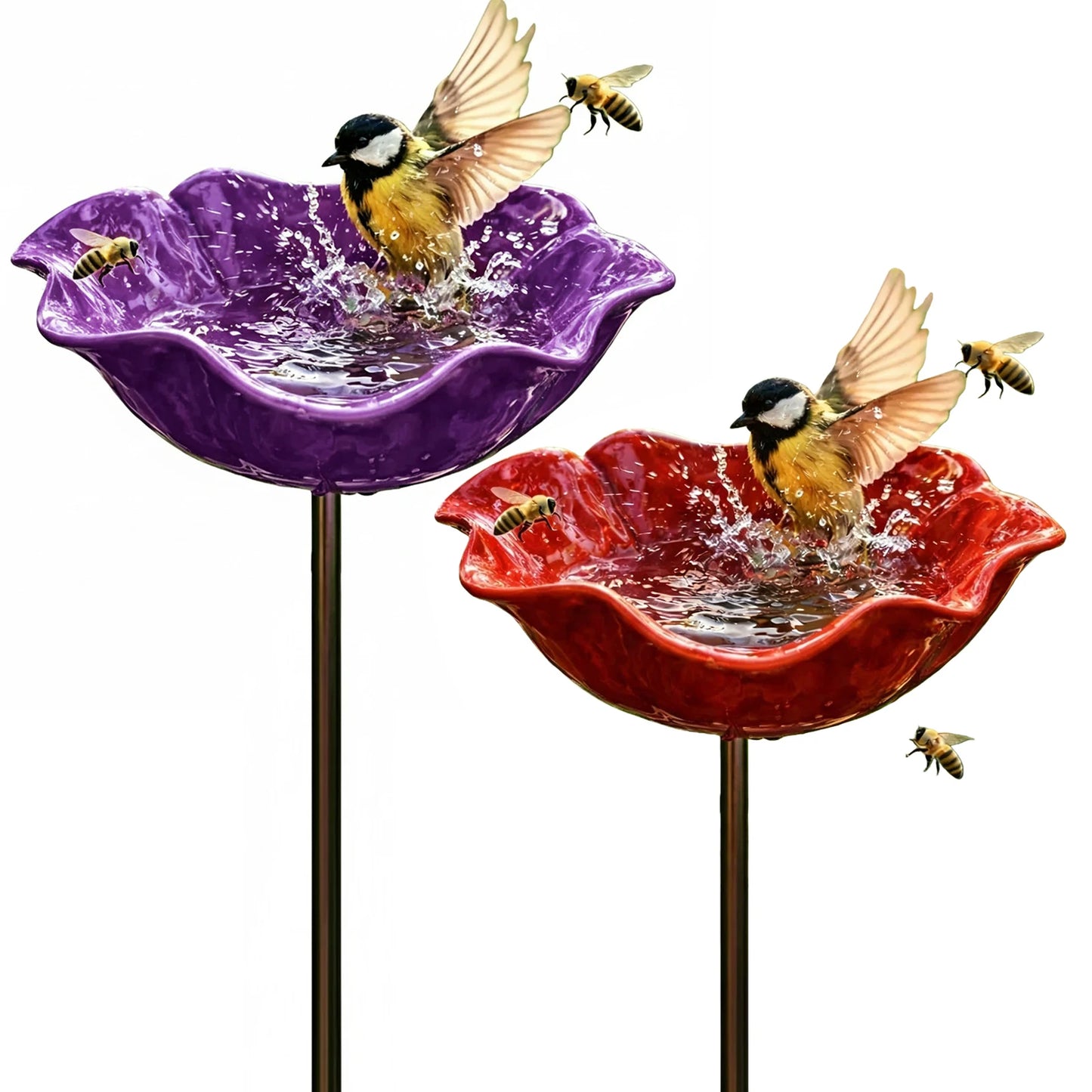 Outdoor Bird Bath/Feeder