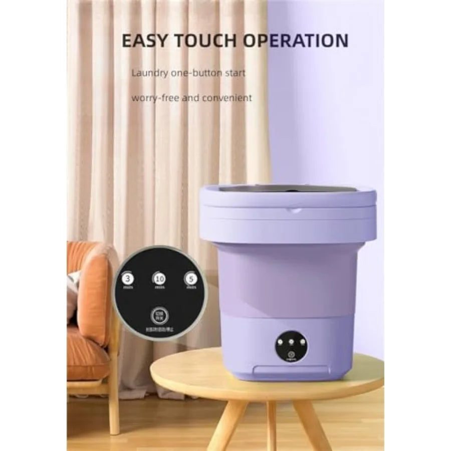 Portable Washing Machine Mini Washer 20L Upgraded Large Capacity Foldable Washer.