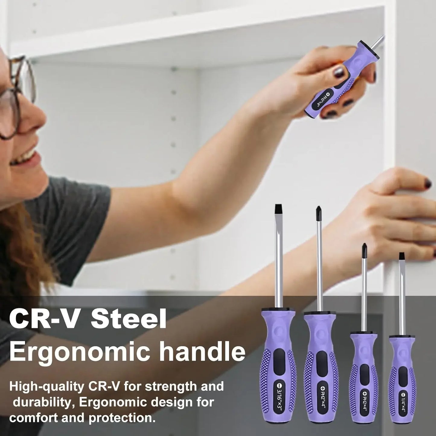 223-Piece Purple Tool Set with 13-Inch Wide Mouth Tool Bag