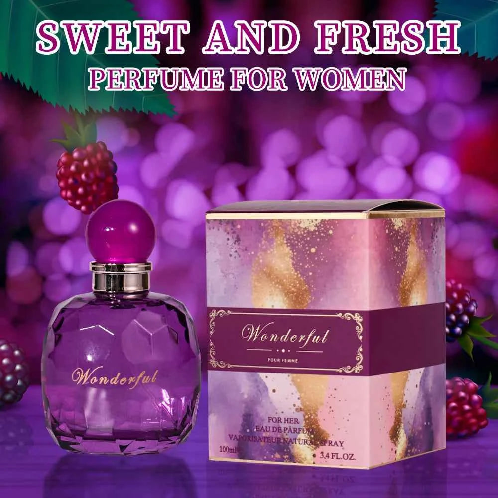 3.4fl Oz Women's Eau De Parfum - A Floral Fruity Fragrance For Women - With Raspberry, Blackberry, Tea, Apple Blossom And Freesia - Purpleobsessions