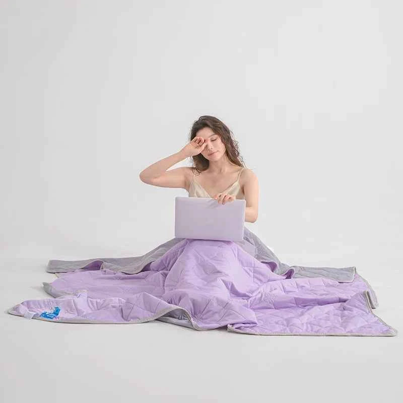 ROSEKIND Soft Cozy Cooling Blanket for Hot Sleepers, Thin Lightweight ,