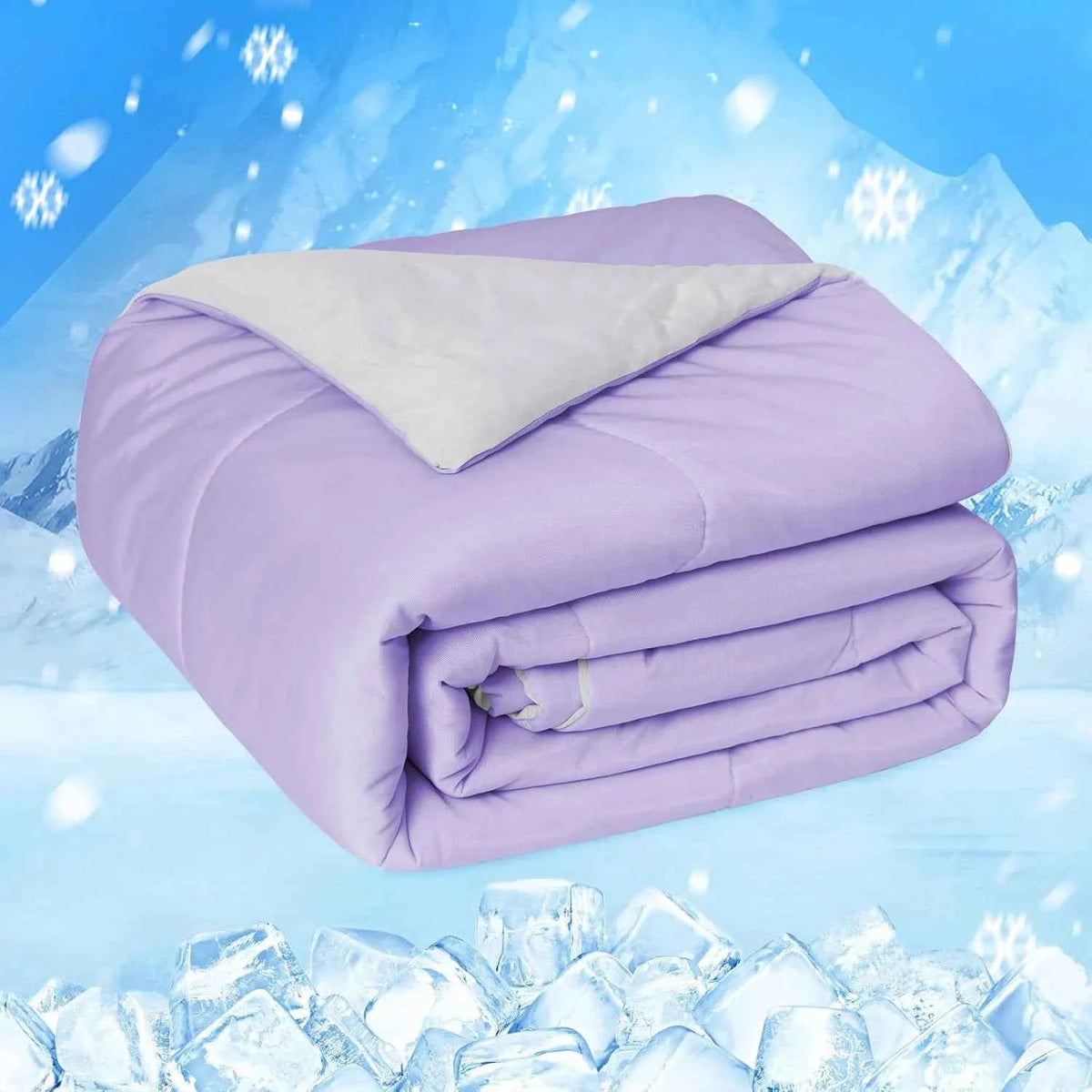 ROSEKIND Soft Cozy Cooling Blanket for Hot Sleepers, Thin Lightweight ,