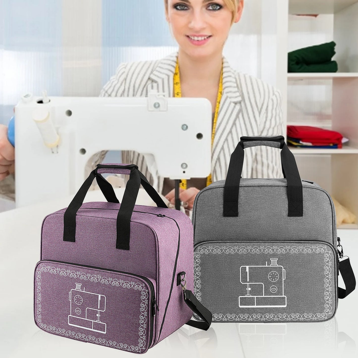 Portable Sewing Machine Carrying Bag Case