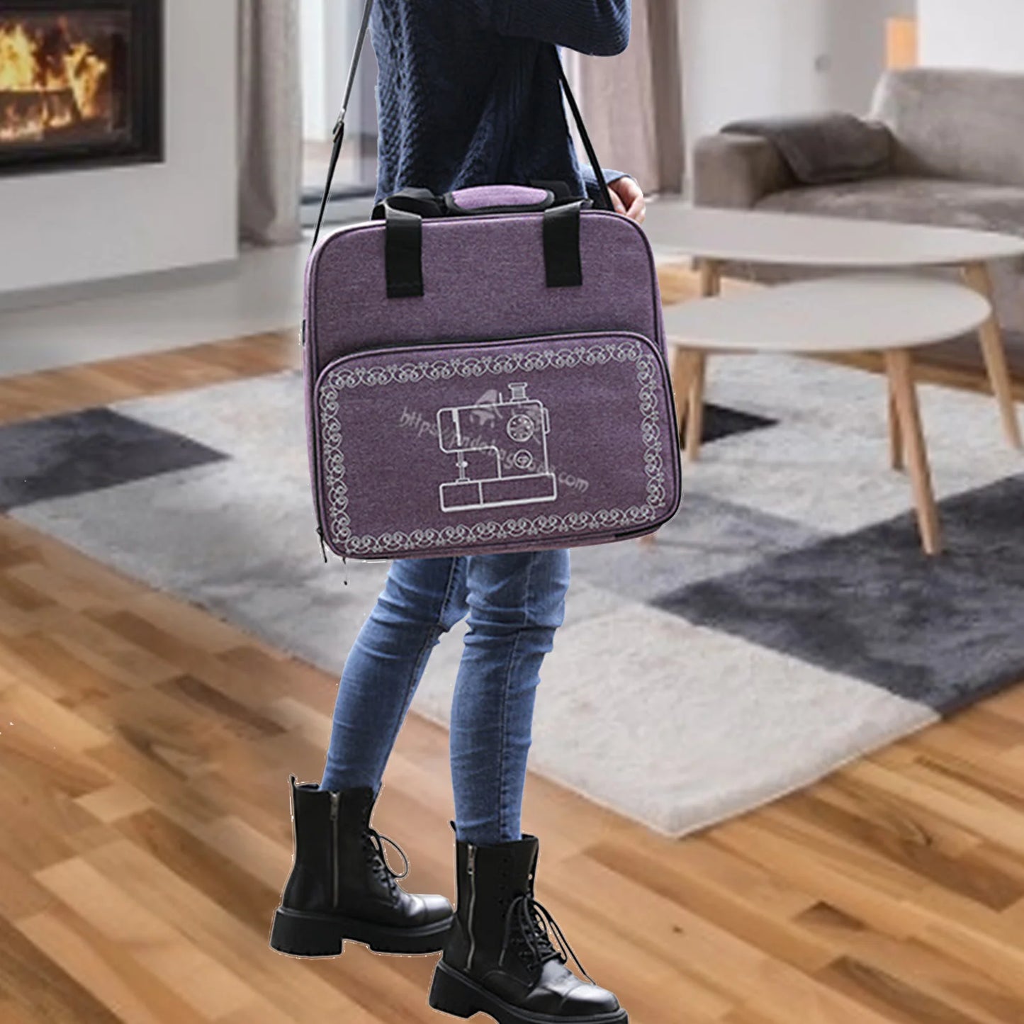 Portable Sewing Machine Carrying Bag Case
