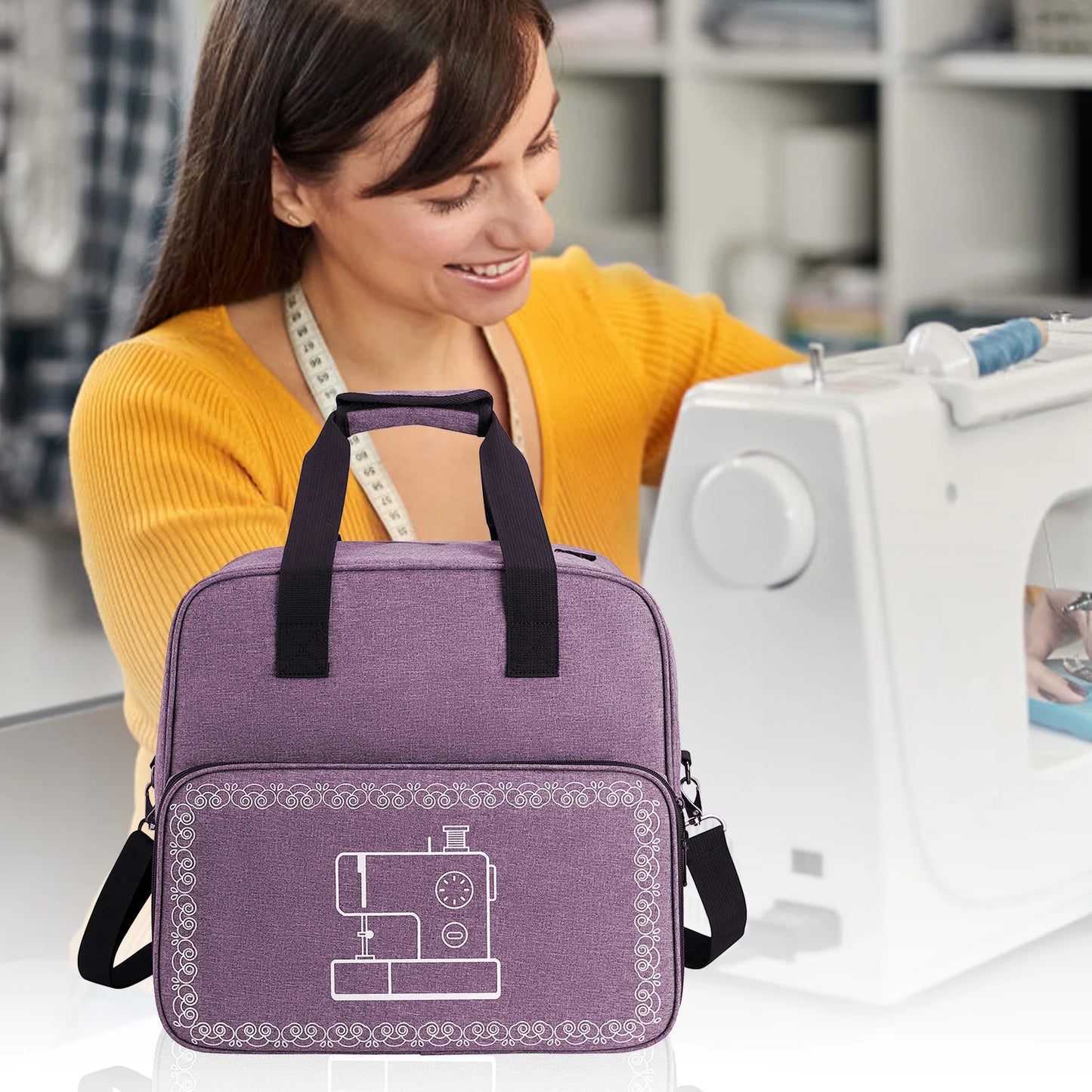 Portable Sewing Machine Carrying Bag Case