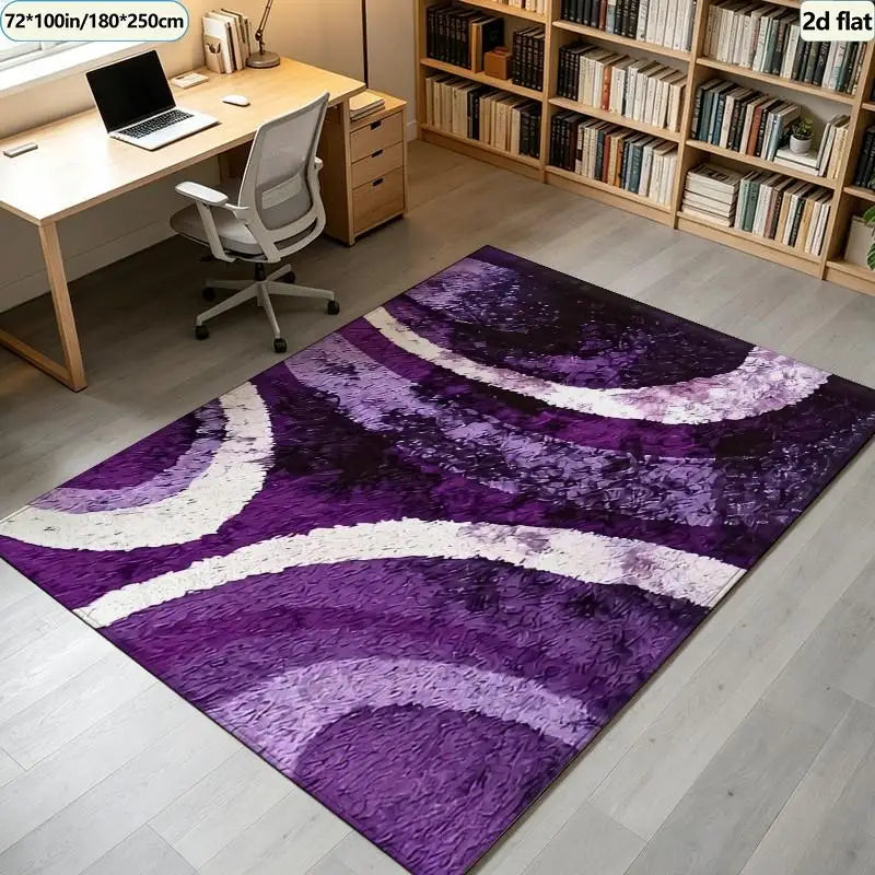 Bright Pink Purple Bohemian Carpet Flooring