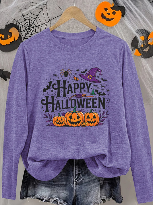 Women's Halloween Long Sleeve Tee