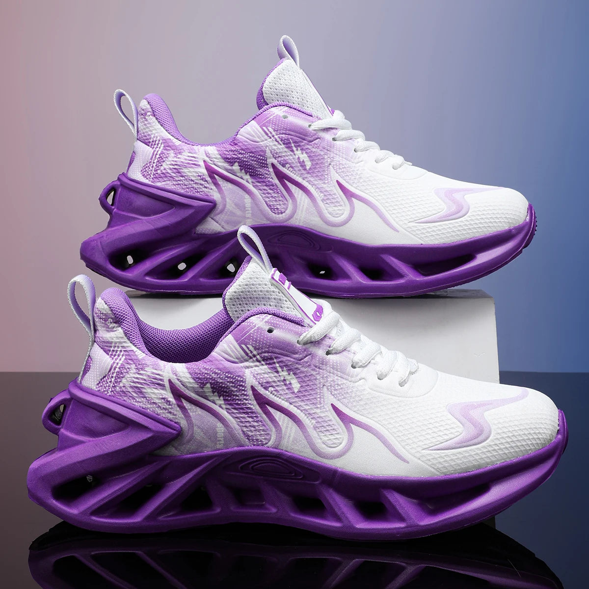 Running shoes for men and women, lightweight mesh, breathable and comfortable, flat and soft tennis shoes