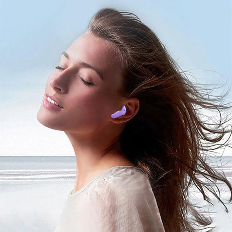 GreatWall's new smart screen digital display wireless headset portable wireless gaming audio-visual headset