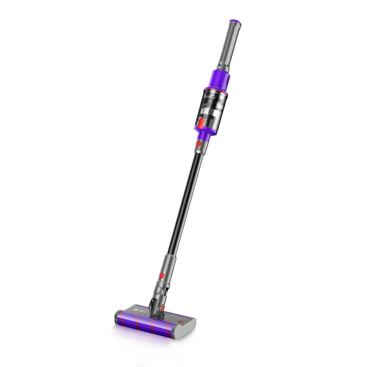 Cordless Vacuum Cleaner,  Powerful Stick Vacuum with Brushless Motor, Purple