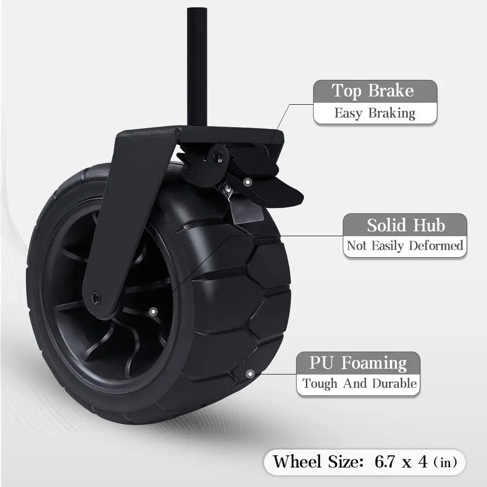 All-Terrain Heavy-Duty Utility Wagon, 400 lbs Capacity