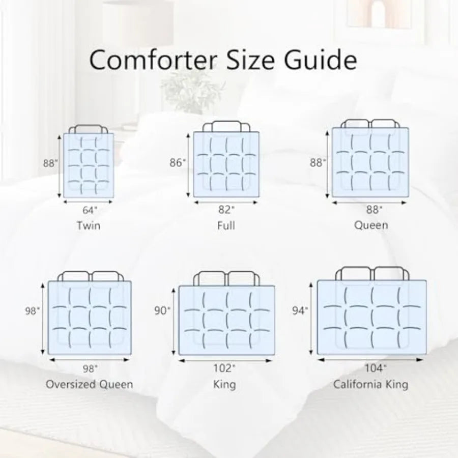 Premium 2100 Series All Season Breathable Purple Soft 4D Spiral Fiber Quilted Down Alternative Duvet Insert with Corner Tabs Lu