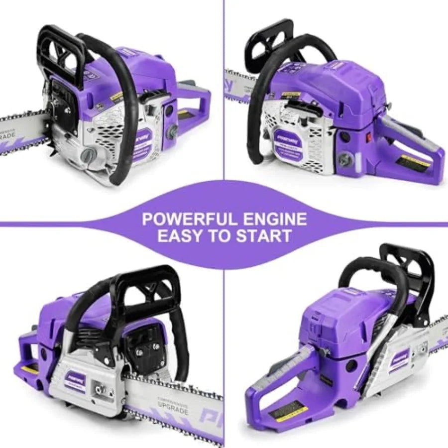 2-cycle 26CC Chainsaw Saw Gas Powered 20" Cordless, Handheld