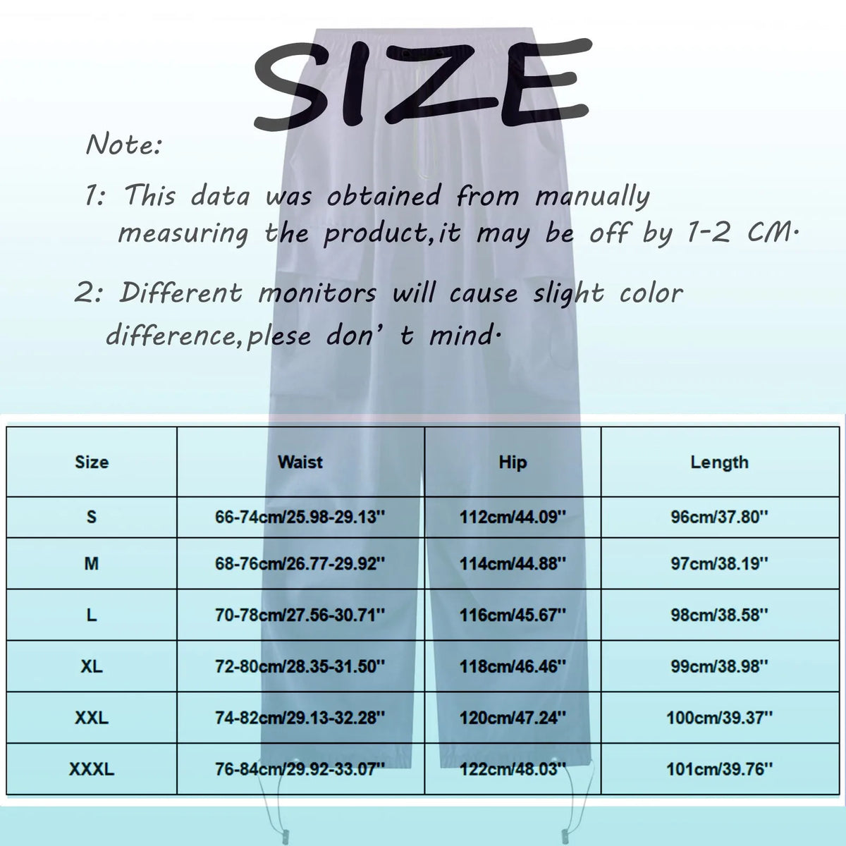 Cargo Pants for Women Drawstring High Waist Hip Hop Joggers Baggy Cargo Trousers