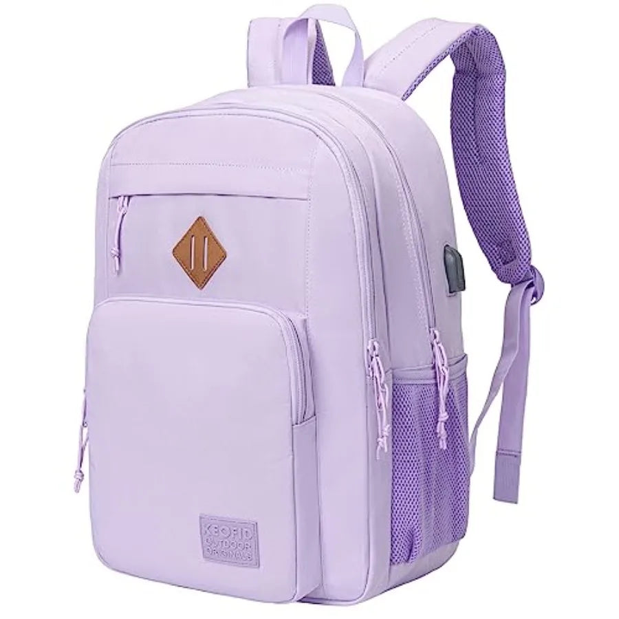 Classic Travel backpack, Anti Theft Laptop Backpack with USB Charging Port