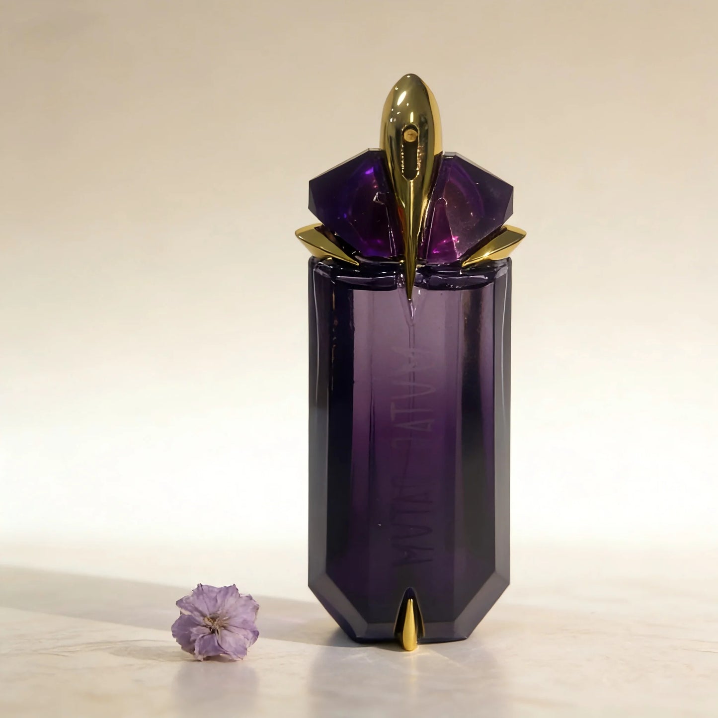 Mutant Eau de Parfum Refillable Stones: Luxe Purple Faceted Bottle, Long-Lasting Scent for Women