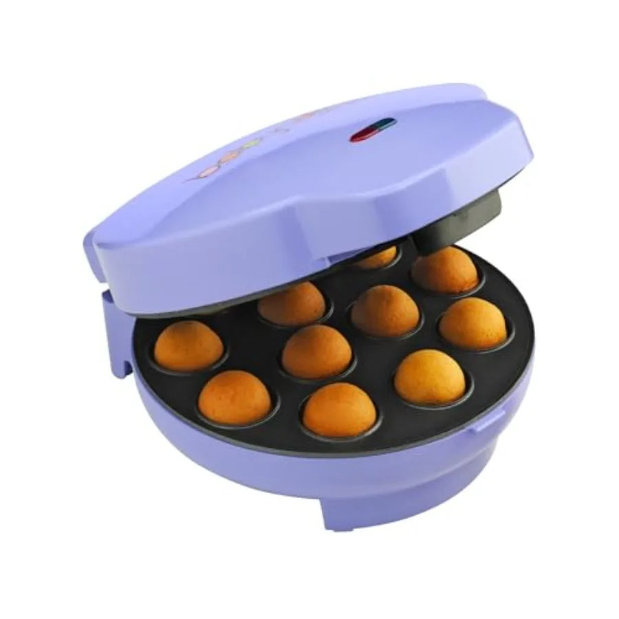Cake Pop Maker by Select Brands - Includes Decorating Stand and 50 Sticks - Non-Stick Coating