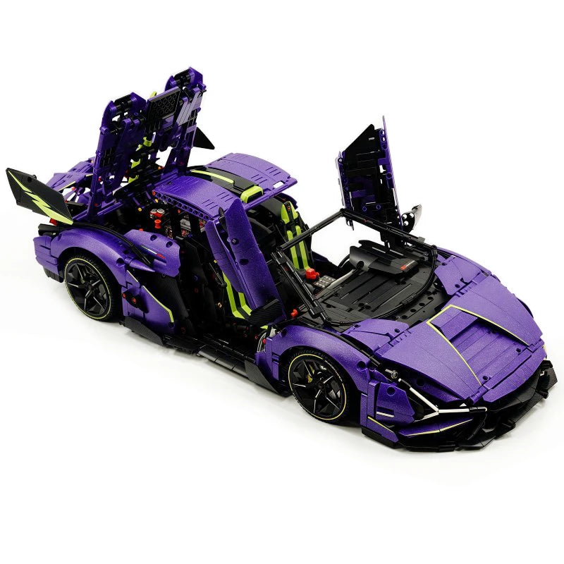 Super Racing Car Hypercar Building Blocks Puzzle
