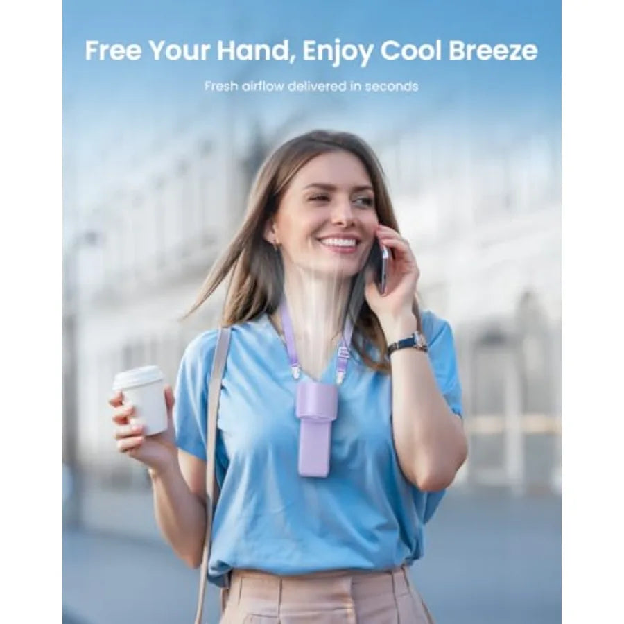 Handheld Portable Turbo Fan with Ice Cooler Speed -99 5500mAh* Rechargeable Personal Fan [20H Cooling Time] Mini Yet Powerful