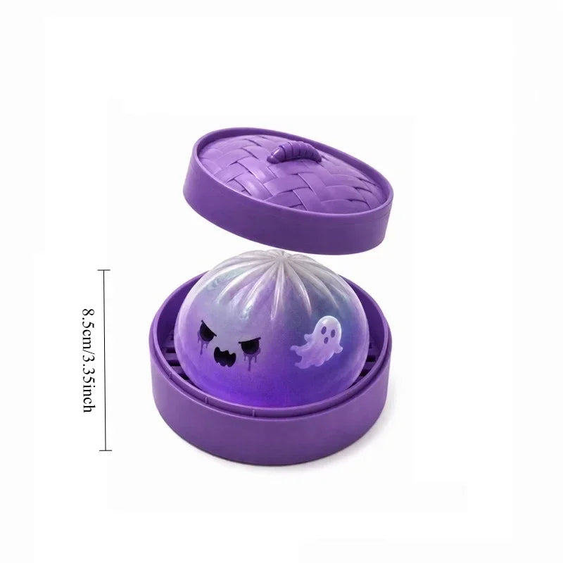 Soft Slow Rebound Glitter Halloween Ghost Dumplings Squishy Toy