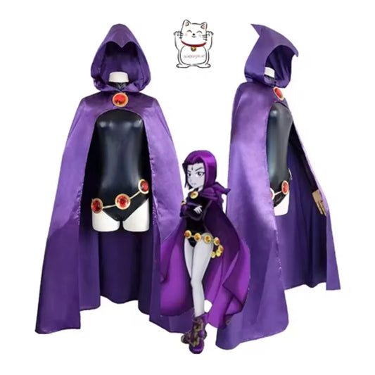 Dark Magic Witch Costume, Gothic hooded cape