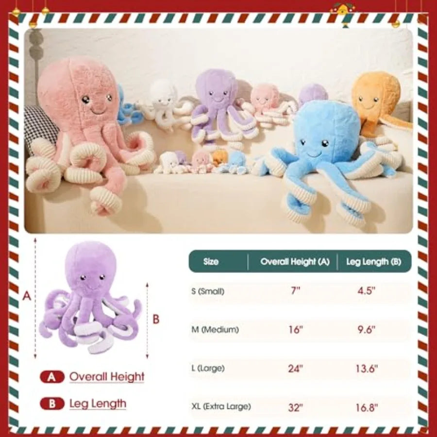 Stuffed Giant Octopus Plush Toy