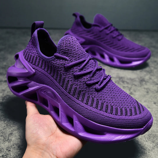 Women's running shoes, lightweight mesh, breathable and comfortable flat soft tennis shoes, blade sports shoes for women