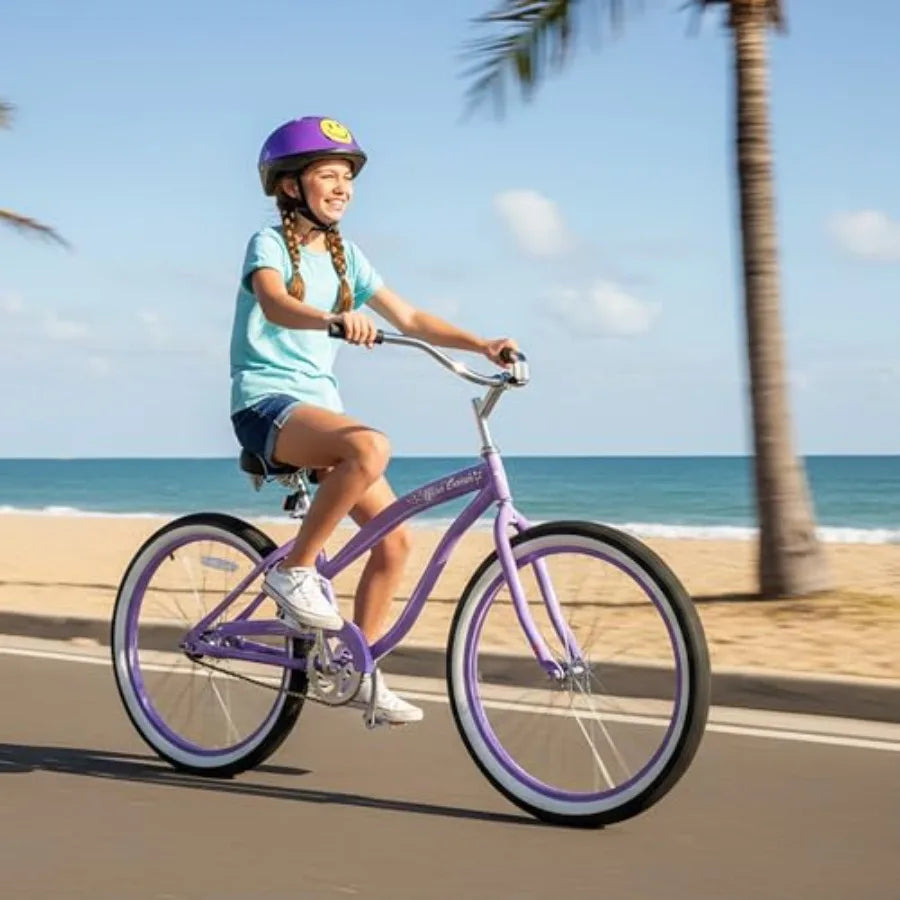 Beach Cruiser Bike , Single Speed, Steel Frame