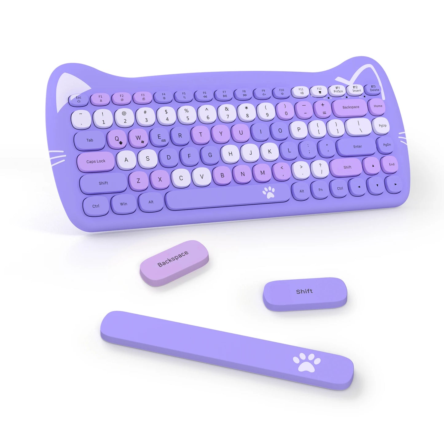 AJAZZ 3060i Wireless Cute Computer Keyboard