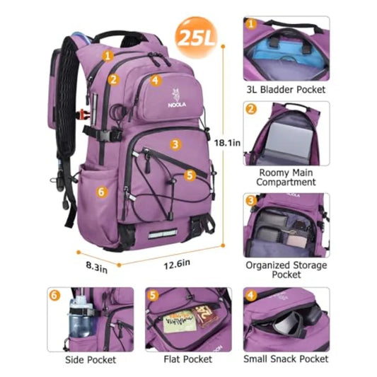 Hydration Backpack with 3L Water Bladder