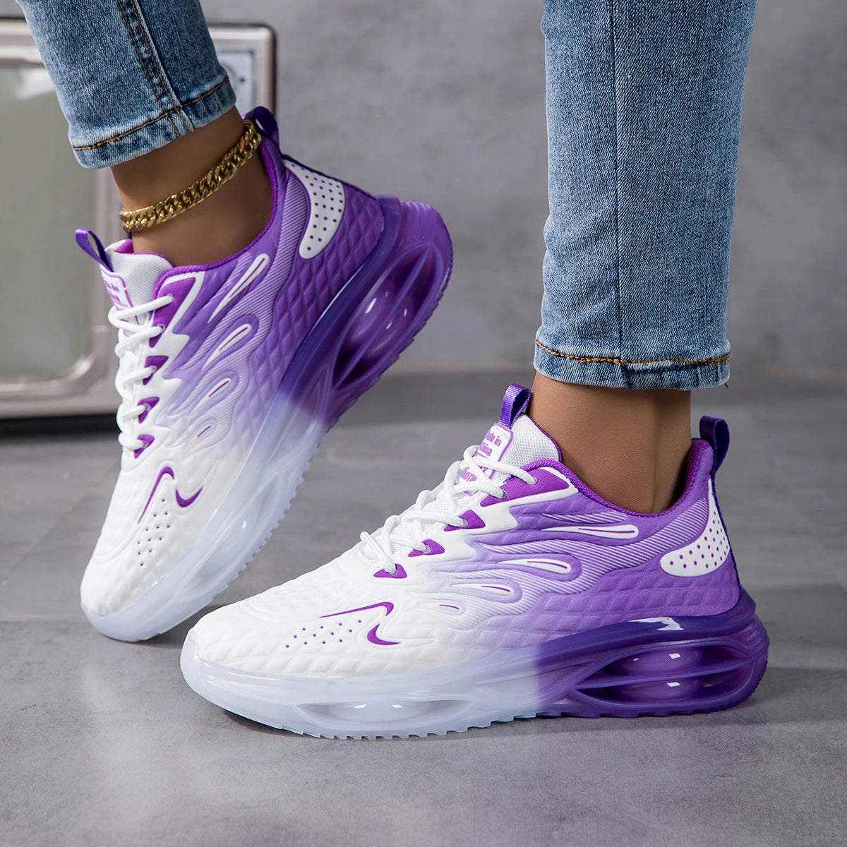 Running shoes, lightweight mesh breathable