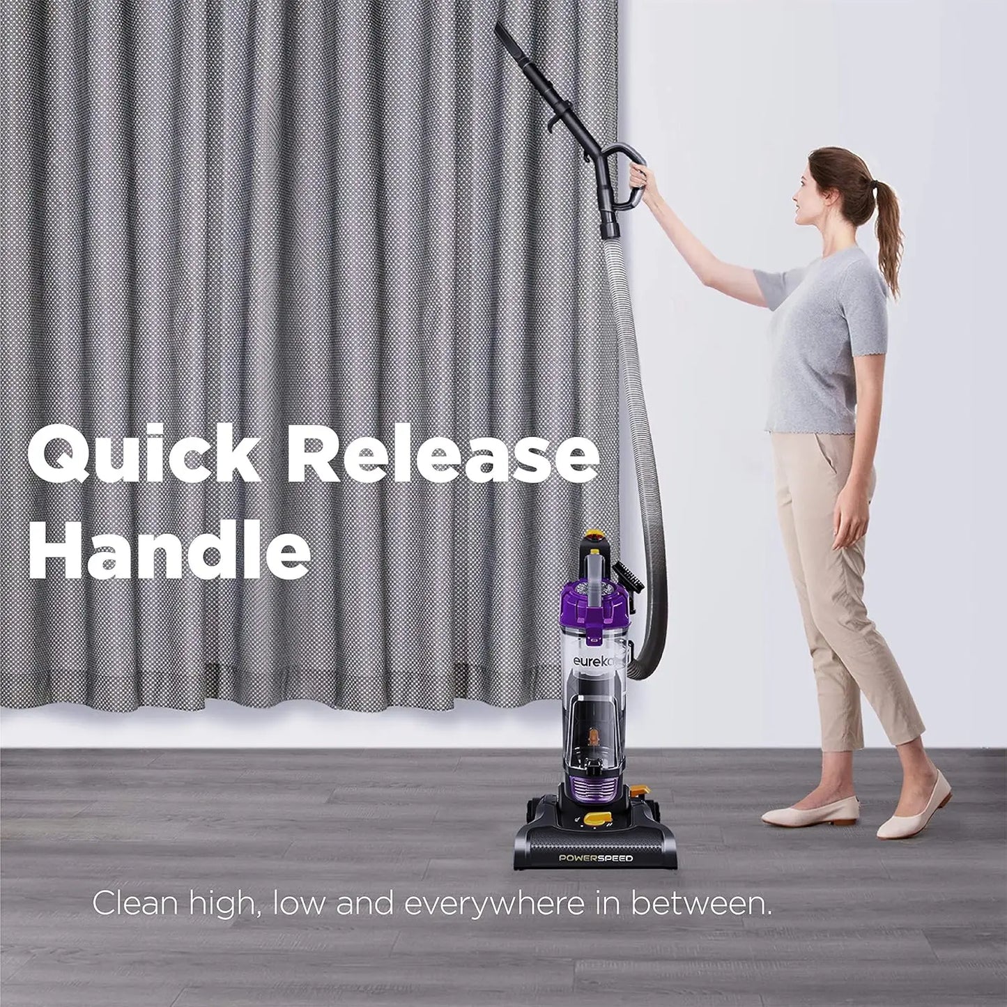 PowerSpeed Upright Vacuum Cleaner, Purple Design
