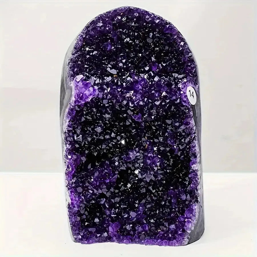 1pc crystal purple cluster 200-300g