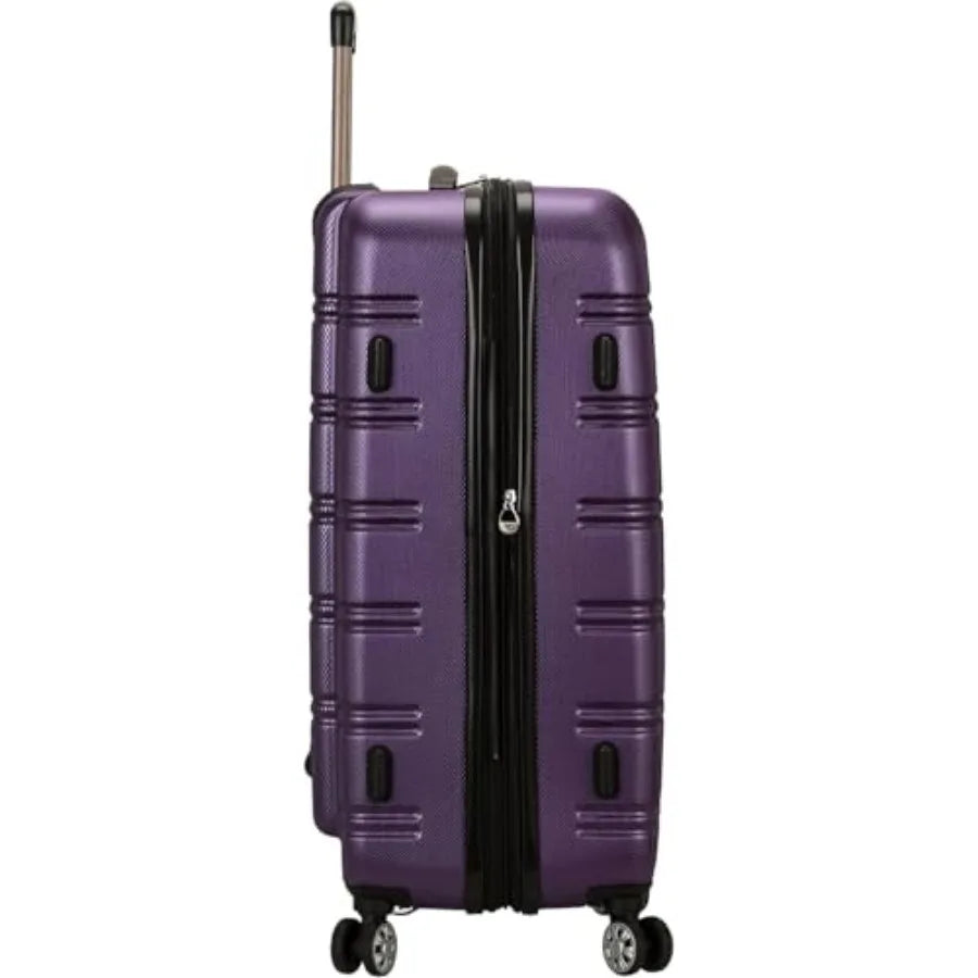 Melbourne Hardside Expandable Spinner Wheel Luggage, Medium 24", Purple