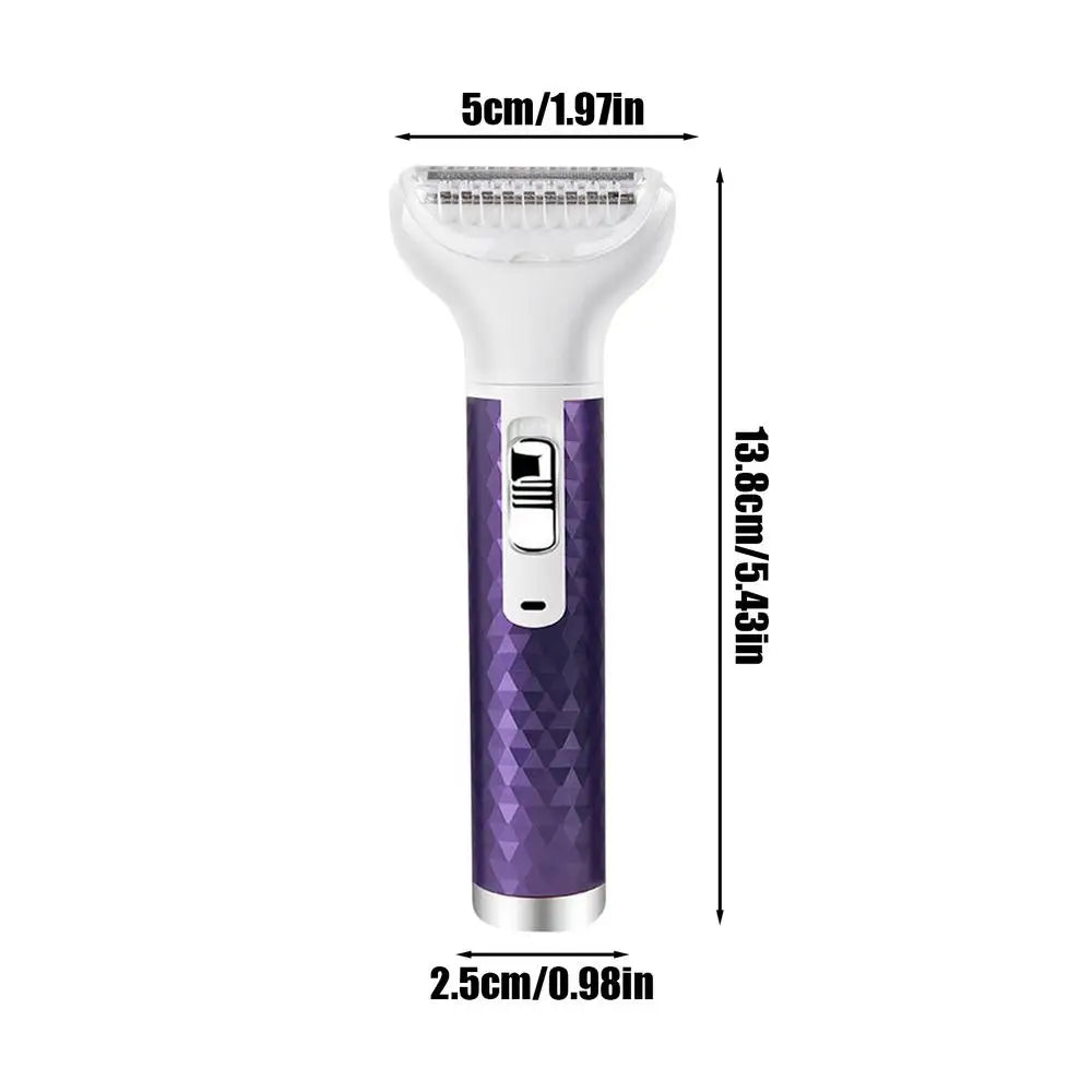Facial Hair Remover Shaver Cordless Body Trimmer Bikini Hair Trimmer Private Area Leg Armpit Back Hair, Girls Bikini Epilators