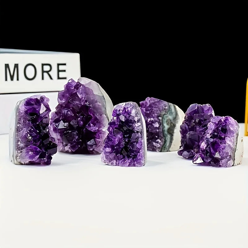 1pc crystal purple cluster 200-300g