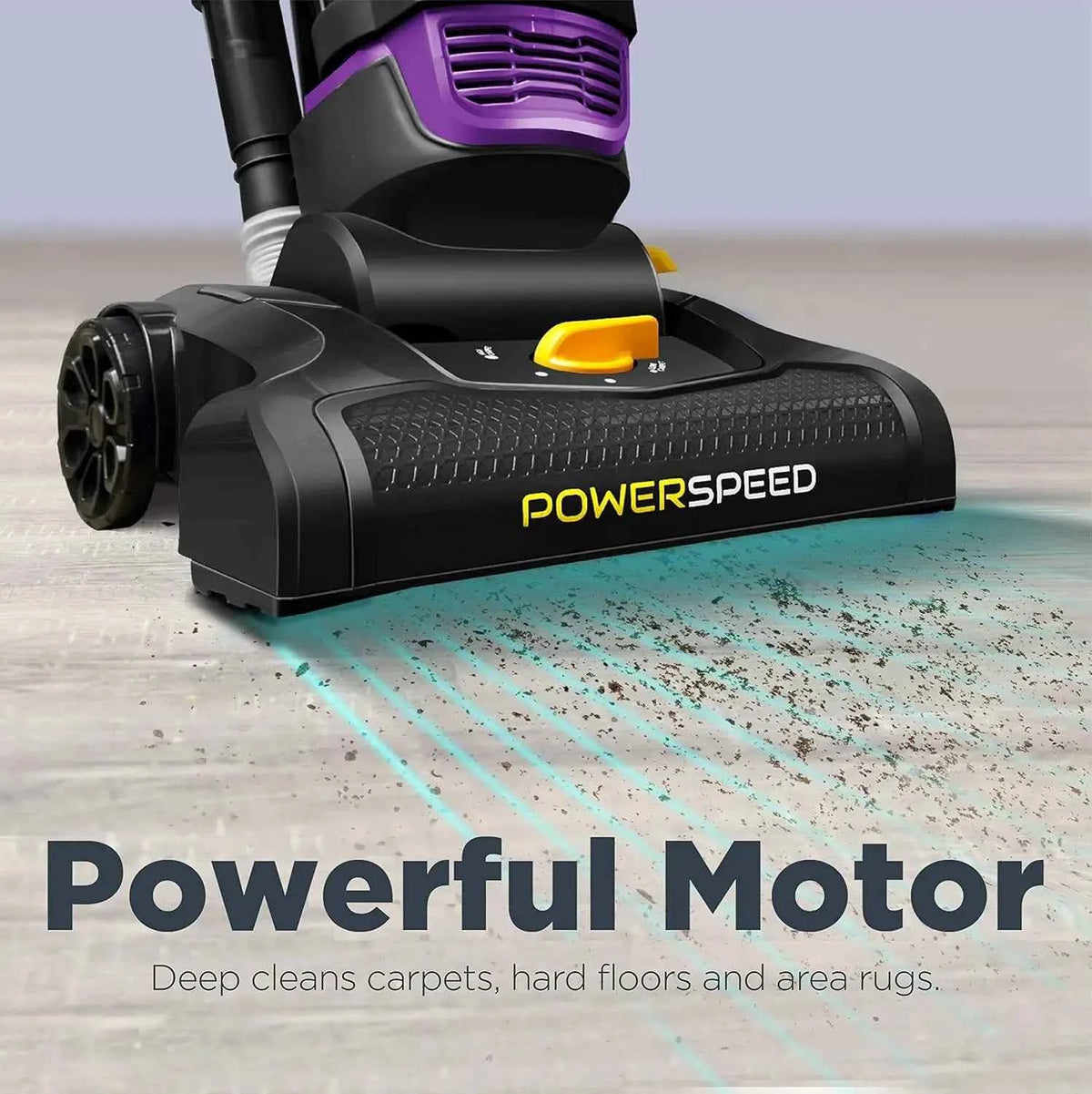 PowerSpeed Upright Vacuum Cleaner, Purple Design