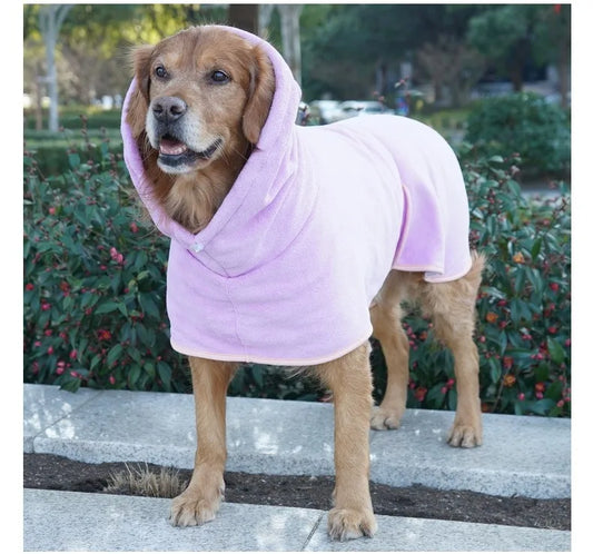 Super Absorbent Pet Towel Bathrobe Bath Towel, Quick-Drying Microfiber for Cat/Dog Bath