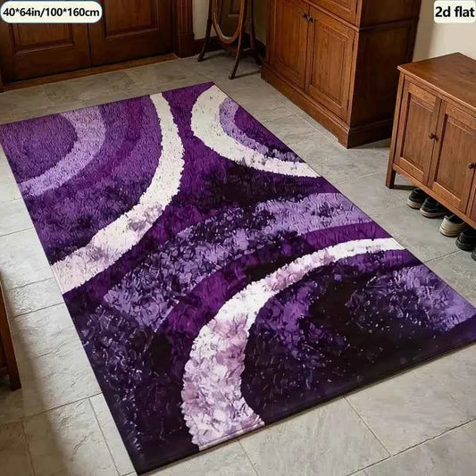 Bright Pink Purple Bohemian Carpet Flooring